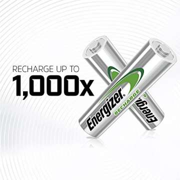 Energizer Rechargeable AA Batteries - Eco-Friendly 16 Pack