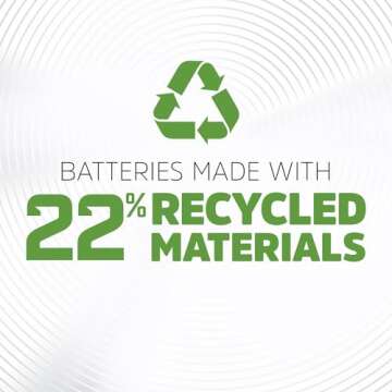 Energizer Rechargeable AA Batteries - Eco-Friendly 16 Pack