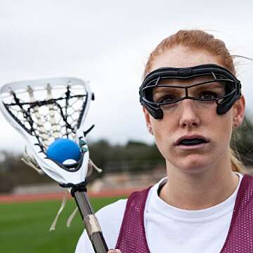 Champion Sports Colored Lacrosse Balls: Blue Official Size Sporting Goods Equipment for Professional, College & Grade School Games, Practices & Recreation - NCAA, NFHS and SEI Certified - 2 Count