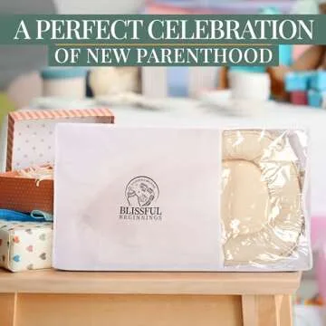 Blissful Beginnings Organic Baby Lounger - Adjustable Infant Pillow