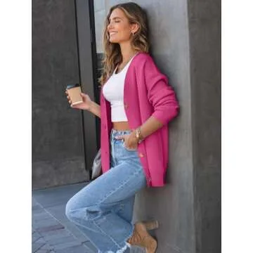 LILLUSORY Oversized Cardigan for Trendy Fall Style