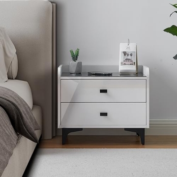 Stylish CLIPOP Nightstand with Wireless Charging and LED