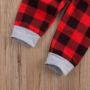 Arvbitana Toddler Plaid Outfit for Christmas and Holidays