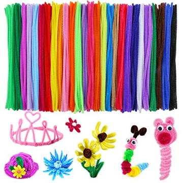 Caydo Pipe Cleaners 324 Pieces for Colorful Crafting Fun