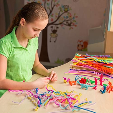 Caydo Pipe Cleaners 324 Pieces for Colorful Crafting Fun
