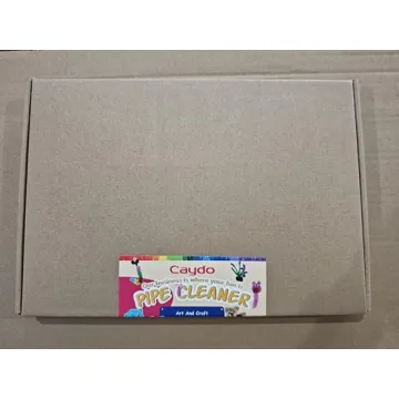 Caydo Pipe Cleaners 324 Pieces for Colorful Crafting Fun