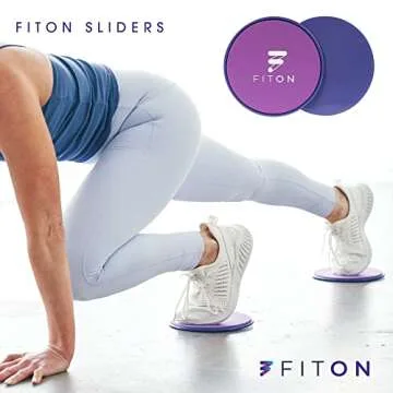 FitOn Core Sliders - Versatile Dual-Sided Exercise Discs
