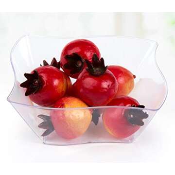 Lawei 100 pack Mini Dessert Cups with Spoons - 5 oz