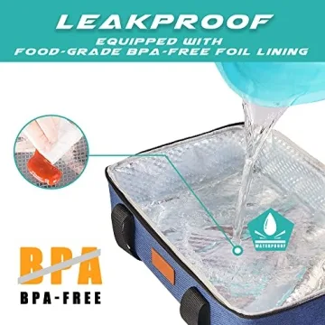 Insulated Thermal Food Carrier for Hot or Cold Dishes