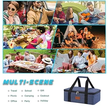 Insulated Thermal Food Carrier for Hot or Cold Dishes