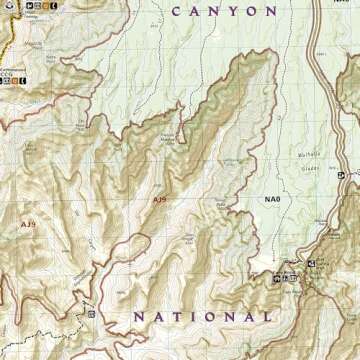 Grand Canyon, North and South Rims [Grand Canyon National Park] (National Geographic Trails Illustra...