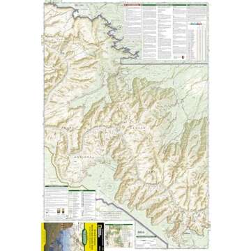 Grand Canyon, North and South Rims [Grand Canyon National Park] (National Geographic Trails Illustrated Map)