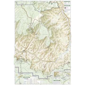 Grand Canyon, North and South Rims [Grand Canyon National Park] (National Geographic Trails Illustrated Map)