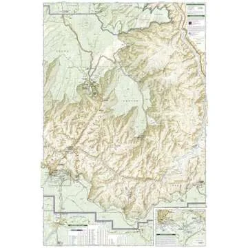 Grand Canyon, North and South Rims [Grand Canyon National Park] (National Geographic Trails Illustrated Map)