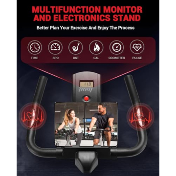 DMASUN Exercise Bike for Quiet Home Workouts