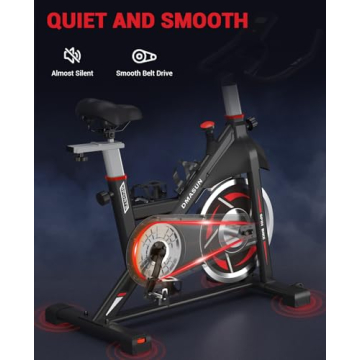 DMASUN Exercise Bike for Quiet Home Workouts