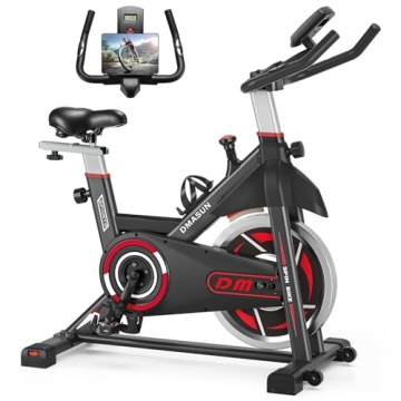 DMASUN Exercise Bike for Quiet Home Workouts