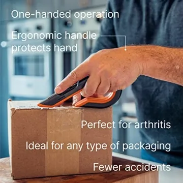 Slice - 10400 Box Cutter, 3 Position Manual Button with Ceramic Blade, Locking blade