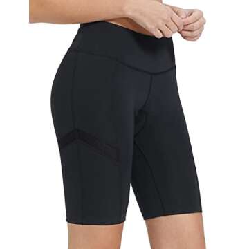 BALEAF Women's Bike Shorts 3D Padded Pocket Biker Cycling Bicycle Spinning Mountain Biking Shorts Ge...