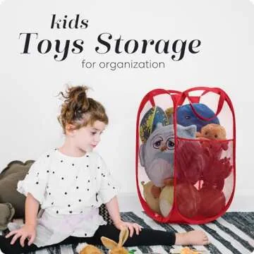 Top Portable Mesh Laundry Hamper - Foldable & Stylish