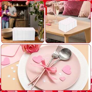 Janlaugh 100 Pack Pink Coquette Bow Napkins Disposable Folded Paper Towel Bow Party Supplies for Birthday Bridal Shower Bachelorette Bathroom wedding Engagement Decoration