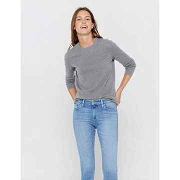 State Cashmere Women’s Essential Crewneck Sweater 100% Cashmere
