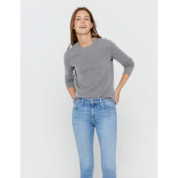 State Cashmere Women’s Essential Crewneck Sweater 100% Cashmere