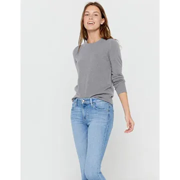 State Cashmere Women’s Essential Crewneck Sweater 100% Cashmere