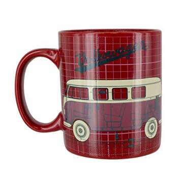 Volkswagen VW Campervan Bus Heat Changing Mug - Officially Licensed Product 10oz