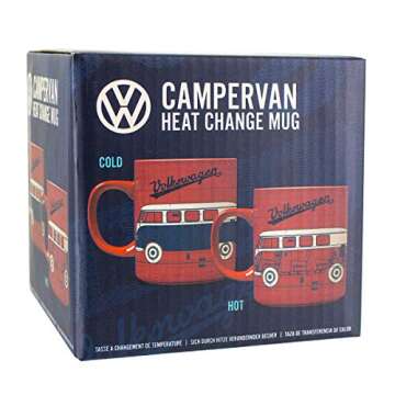 Volkswagen VW Campervan Bus Heat Changing Mug - Officially Licensed Product 10oz