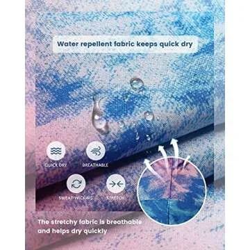 maamgic Mens 5 Inch Stretch Swimming Shorts Compression Liner Swim Trunks Quick Dry Bathing Suits Board Shorts Beach Shorts Swim Suits Ice Blue X-Large