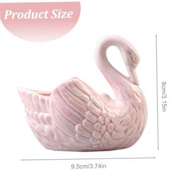 Meyrwoy Swan Succulent Plant Pot - Elegant Home Decoration