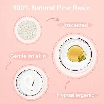 GIRLEARLE 1lb Wax Beads for Hair Removal - Unscented Hard Wax Beads Refill for Professional Full Bod...