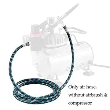 SAGUD Airbrush Hose 10 Foot - Durable & Flexible Design