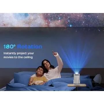 Compact WiFi Mini Projector with High-Quality 4K Support