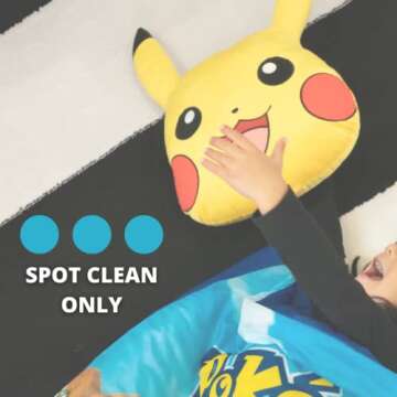 Super Soft Pokemon Pikachu Cuddle Pillow for Kids