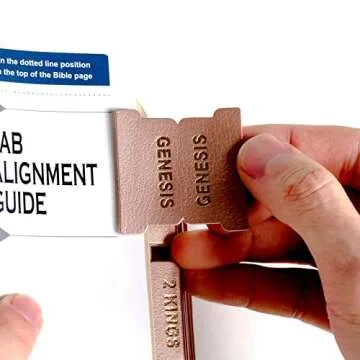 Stylish UPAFEXXI Leather Bible Tabs for Easy Navigation