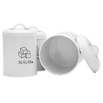 G.a HOMEFAVOR Farmhouse Kitchen Canisters Set of 3