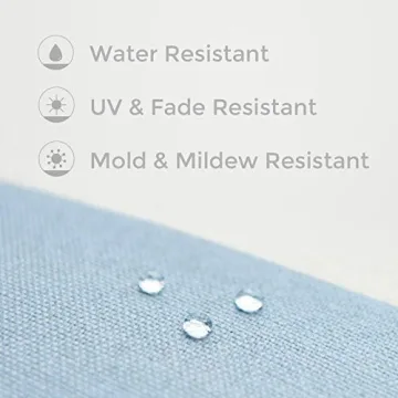 Hofdeco Coastal Pillow Cover - Sky Blue Stripes, 20x20