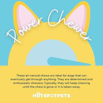 Hotspot Pets Premium Deer Antlers for Dogs - Large 2 Pack