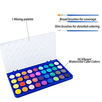 36 Colors Watercolor Paint Set for Every Artist