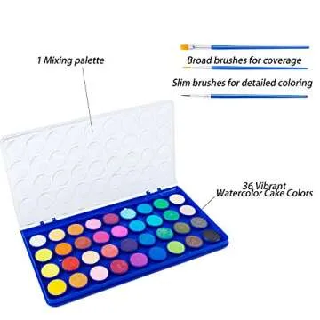 36 Colors Watercolor Paint Set for Every Artist