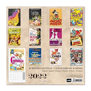 Disney Classics 2022 Wall Calendar for Family Planning
