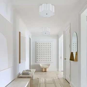 MhyTogn Ceiling Light Fixture with Dimmable Shade