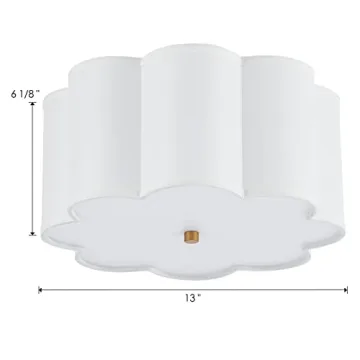 MhyTogn Ceiling Light Fixture with Dimmable Shade
