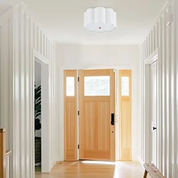 MhyTogn Ceiling Light Fixture with Dimmable Shade