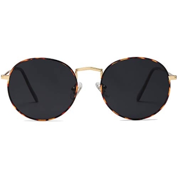 SOJOS Polarized Round Sunglasses for Men and Women