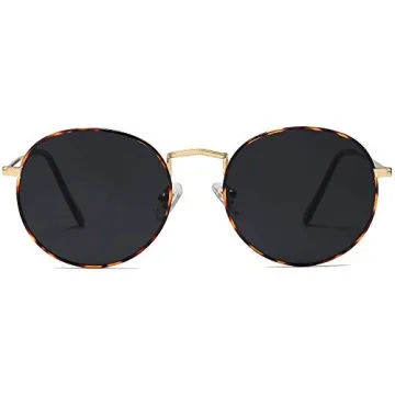 SOJOS Polarized Round Sunglasses for Men and Women