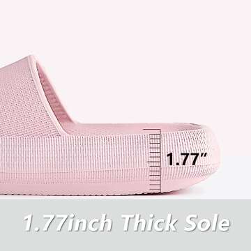 Menore Slippers for Women and Men Quick Drying, Parent-Child EVA Open Toe Soft Slippers, Non-Slip Soft Shower Spa Bath Pool Gym Beach House Sandals for Indoor & Outdoor