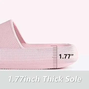 Menore Slippers for Women and Men Quick Drying, Parent-Child EVA Open Toe Soft Slippers, Non-Slip Soft Shower Spa Bath Pool Gym Beach House Sandals for Indoor & Outdoor